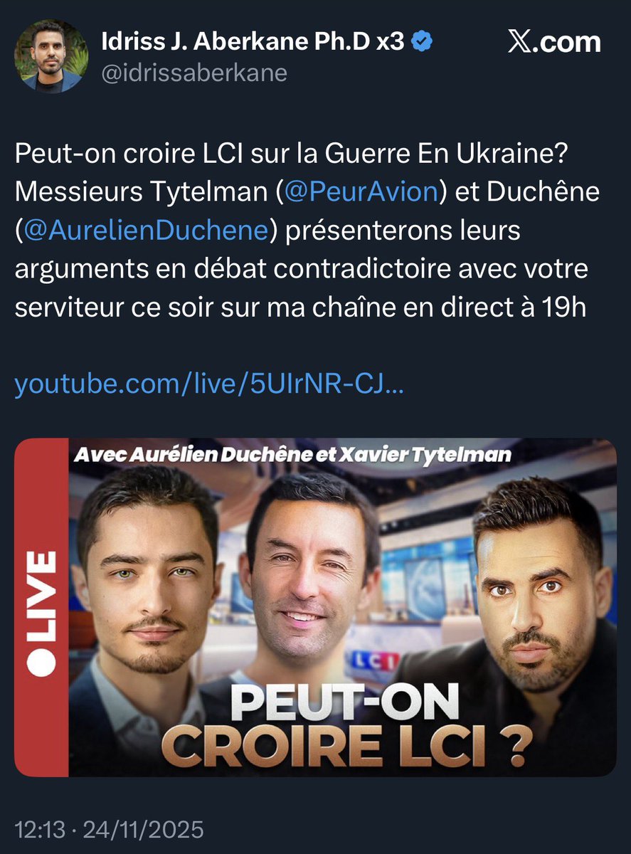 AurelienDuchene's tweet image. Merci Idriss ! En attendant de vous corriger sur le fond ce soir, je vous laisse corriger vous-même votre faute d’orthographe. À tout à l’heure :)