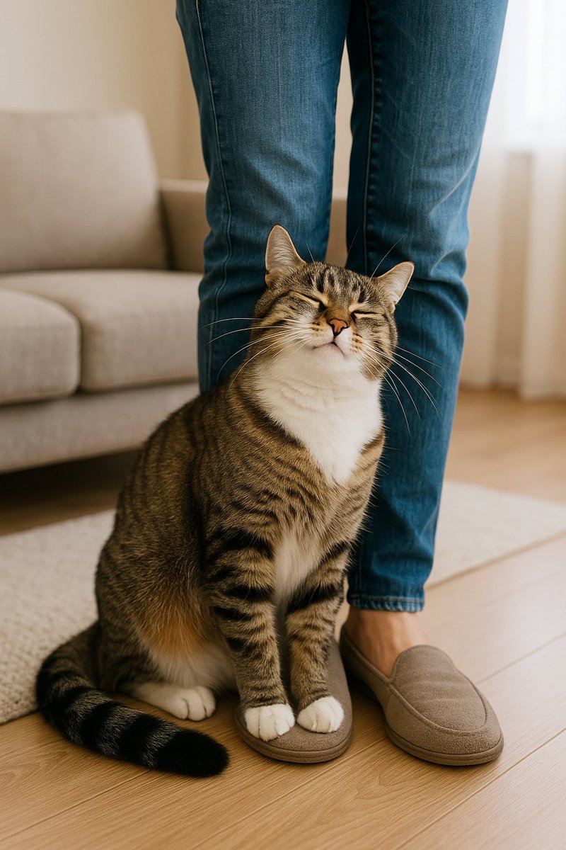 ZooKennkyu's tweet image. 猫の気持ち

猫は人間のことを&quot;大きな猫&quot;と考えているとも言われてます👦🐈

だからこそ犬とは違う猫独特な距離感で接してきてくれるのかもしれませんね！

#猫 #猫の気持ち #雑学 #動物 #可愛い