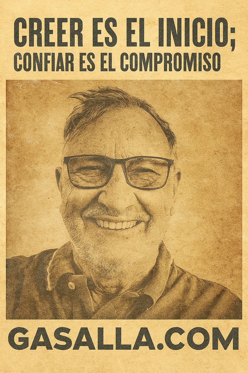 Creer es el inicio; confiar es el compromiso. gasalla.com #confianza #autoconfianza #compromiso #fe