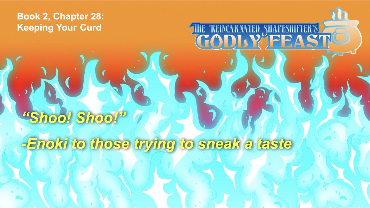 hue_are's tweet image. Yet ANOTHER recipe! Plus did the queso come out ok?!
tapas.io/series/The-Rei… #isekai #webnovel #gods #goats #TRSGF #centaur #queso