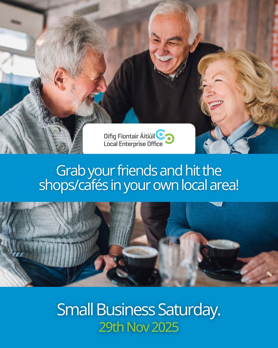 Your local businesses are vital to your local community. Don't forget to shop locally on 29th Nov, bring your friends, and rediscover what your local area has to offer. Or perhaps shop local businesses online from home.  #Mayo #LEOMayo #lovelocalshoplocal #smallbusinesssaturday