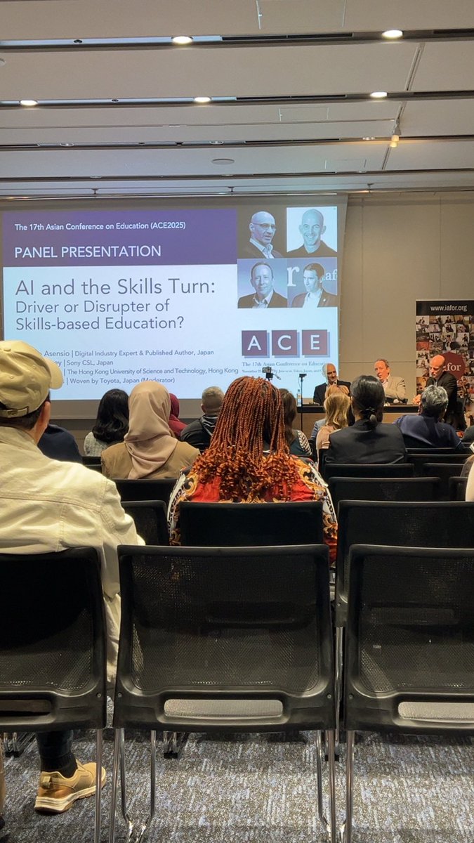 #iafor #ACE2025 
Today’s panel pushed beyond viewing AI as a tool. It challenged us to reconsider what knowledge, judgment, metacognition, and capability truly mean in an AI-shaped world. As a university educator, this strongly resonated with my experience. It reminded me that
