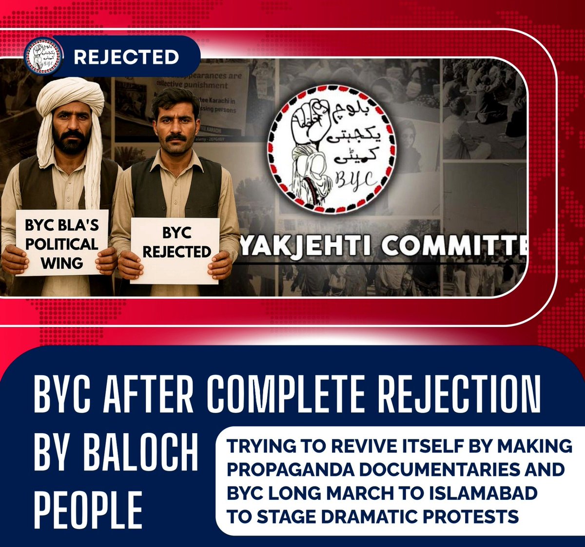 kinzaumarzai's tweet image. BYC’s fake protests and propaganda fail as Balochistan chooses progress and integration with Pakistan.
#BYC #BLA #BLF