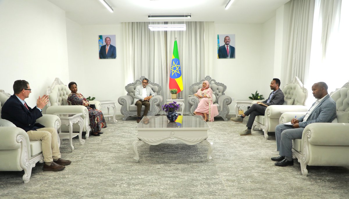 HelpAgeEthiopia's tweet photo. HelpAge CEO Cherian Mathews met H.E. Huriya Ali to discuss older people’s rights and inclusion.
 "We must ensure older people are fully included, their rights protected, and voices heard."
H.E. Huriya recognized HelpAge’s impact in empowering Ethiopia’s elders.
#OlderPeopleMatter https://t.co/73AOU3bj7v
