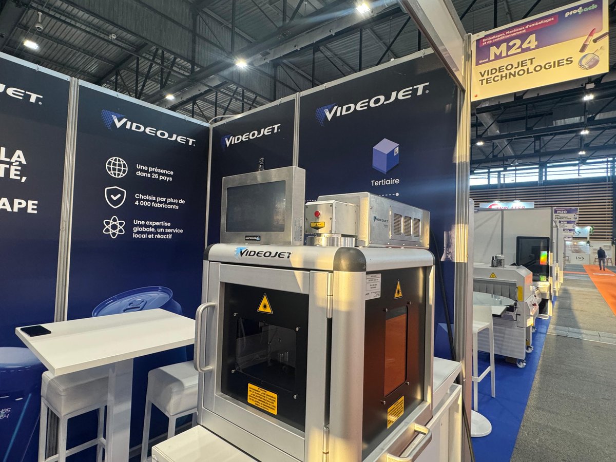Merci à tous ceux qui ont visité notre stand au Salon Prod&amp;Pack  2025 ! 🎉 Ce fut un plaisir de discuter avec vous et de partager nos solutions innovantes. Si vous n'avez pas pu passer, contactez-nous ➡️ ow.ly/eS8A50XwMhL

#Videojet #Prod&amp;Pack2025 #Salon #Videojet