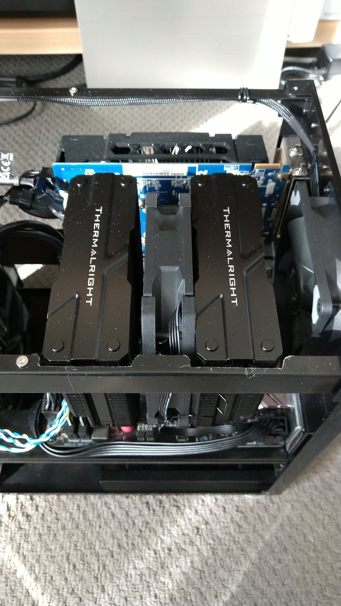 utaka54525433's tweet photo. abeeのPCケースに念願の120mmサイドフロークーラー装着。
当分現役でいける https://t.co/bCnwAMCDSJ