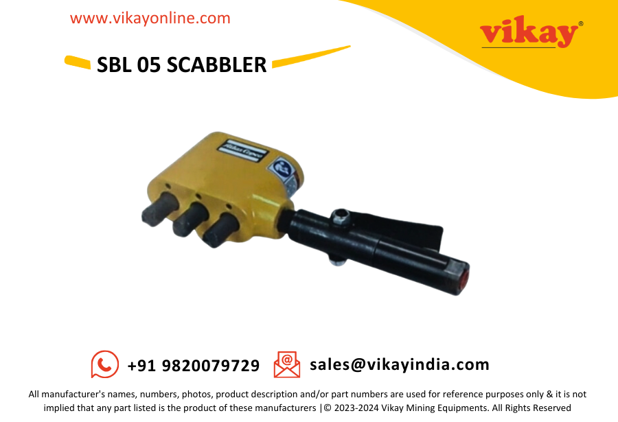 vkmining's tweet image. SBL 05 Atlas Copco Concrete Scabbler 8461025013 suitable for concrete cleaning and roughening, keying the surface of construction joints, produce ornamental or contrasting finishes on concrete surfaces from India.

Product Link: vikayonline.com/product/sbl-05…
Email: sales@vikayindia.com