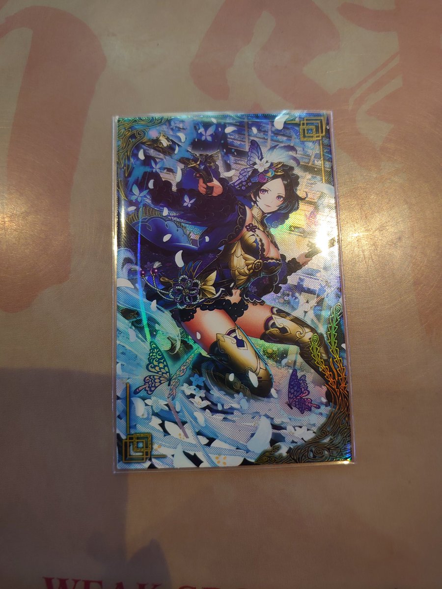 英傑大戦、バサラ帰蝶を絆カードにしました！ 全国大戦は2勝10敗でした