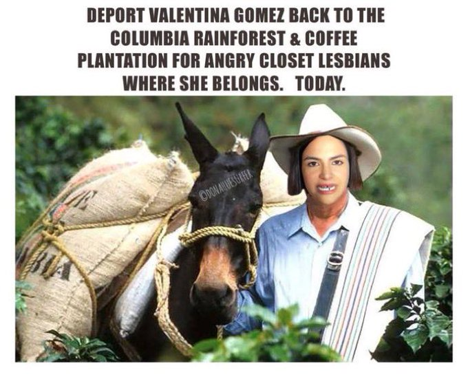 <a href="/ValentinaForUSA/">Valentina Gomez</a> Told y'alll she's a closeted Lesbian, in despair.
