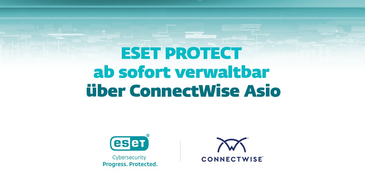 ESET_de's tweet image. 🚀 ESET PROTECT ist jetzt direkt in #ConnectWise Asio integrierbar!
MSPs profitieren von schneller Bereitstellung, Automatisierung, Echtzeit-Monitoring und voller Kontrolle über alle ESET Funktionen – ideal für skalierbare #Cybersecurity-Services.
👉eset.com/de/about/press…
#ESET