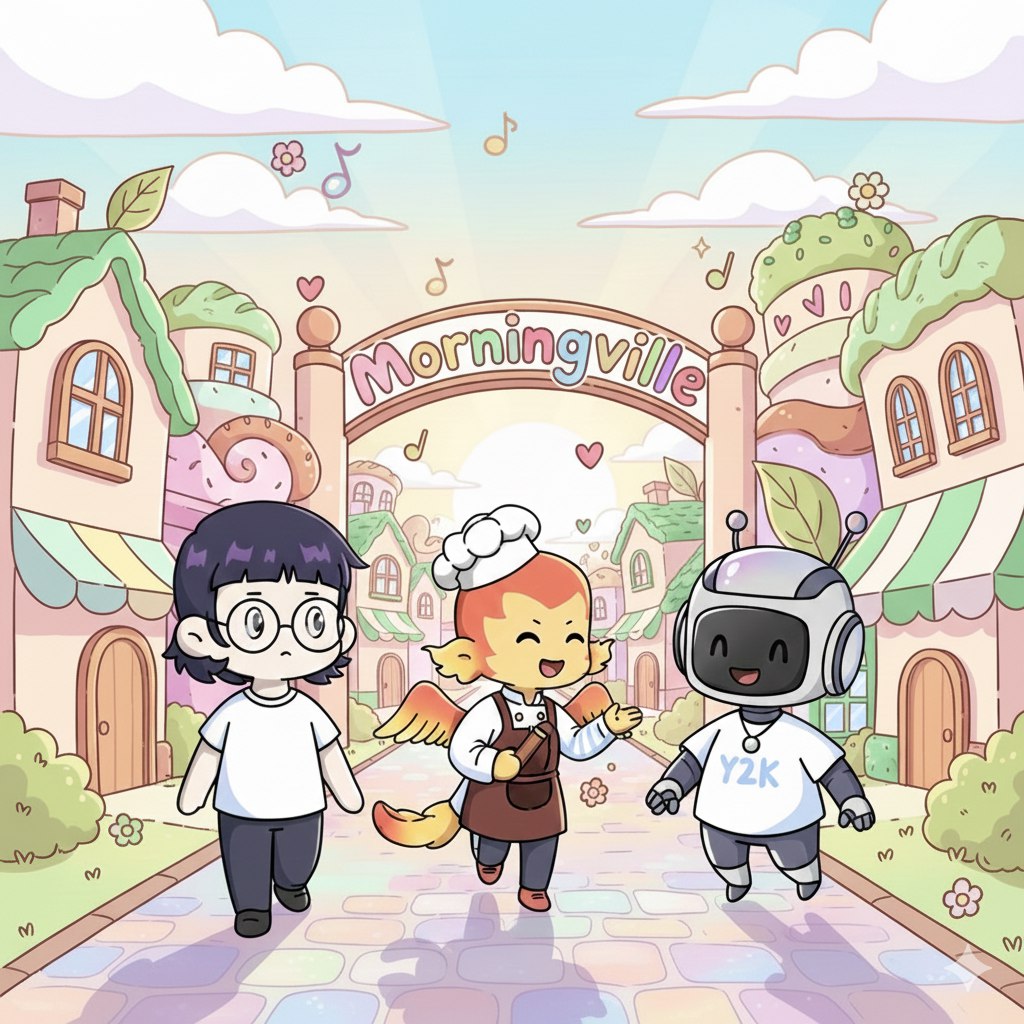 mr_noboody7's tweet image. New citizens welcome to Morning Ville ☕️🌳 

Do you think you’re ready to find your role? 😉

we’re giving away 3 WL spots 
reserved for those who want to take their first step into Morning Ville 

How to participate:
1️⃣ Follow @morningvillexyz &amp;amp; @mr_noboody7
2️⃣ Like + Repost…