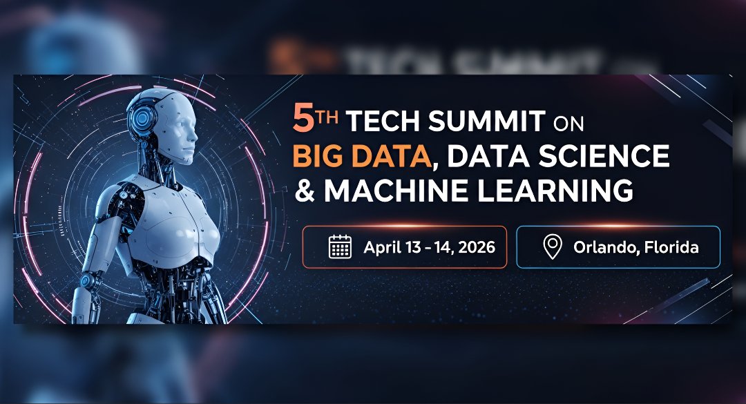 🌍 The 5th Tech Summit on Big Data, Data Science &amp; Machine Learning is back this April in Orlando!

If you’re a researcher, student, or tech professional, this is your space to share work and connect with global experts.

📢 Abstracts + registrations open till 28 Nov 2025.
🔗