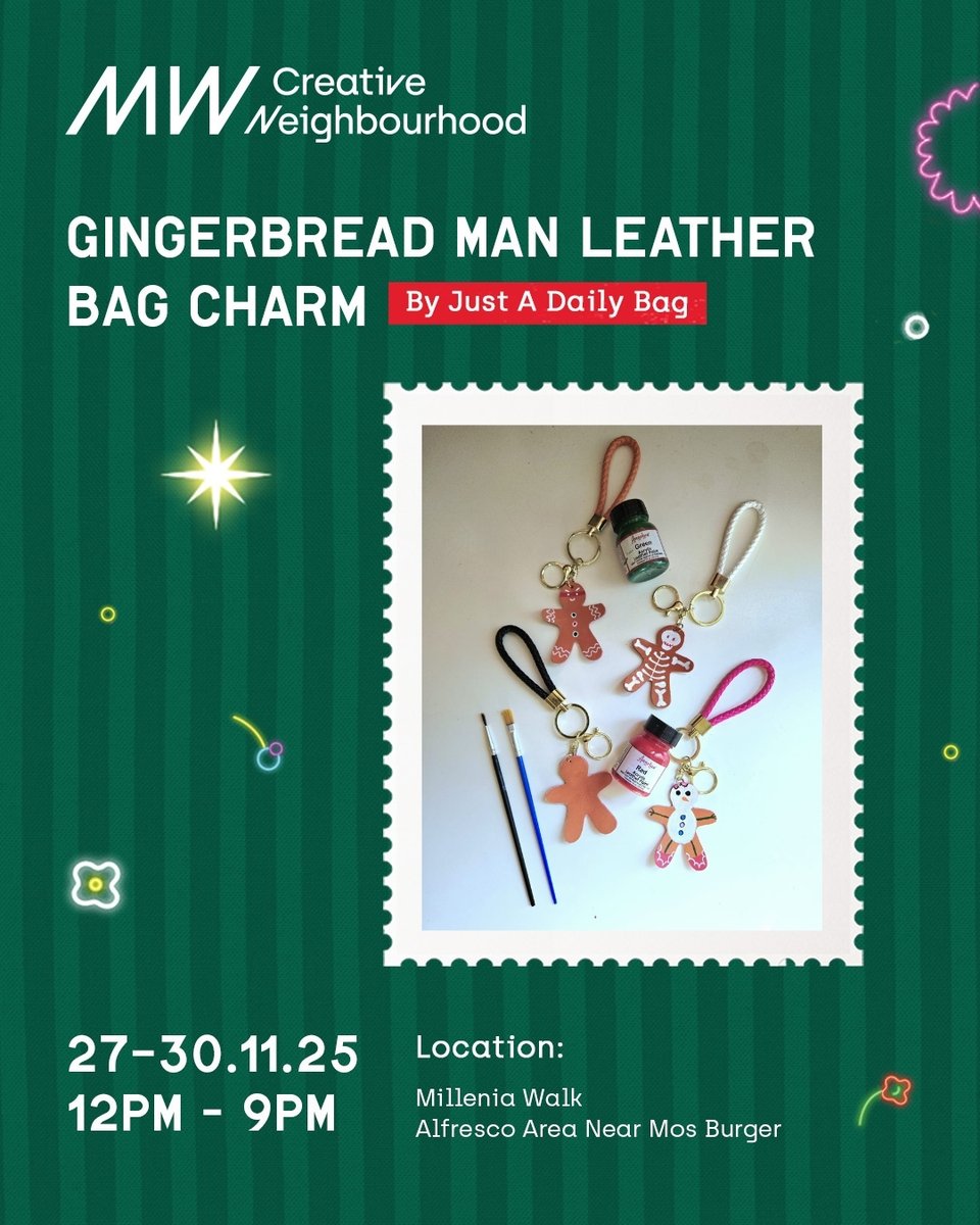 expat_sg's tweet photo. MILLENIA WALK CHRISTMAS MARKET 🎄
27–30 Nov 2025 · 12–9pm · Millenia Walk

24 curated indie brands: gifts, jewellery, bags, art, pet treats, festive bakes + maker-led workshops.
See the full vendor line-up: https://t.co/hKEITDSzCD https://t.co/KDIFTYLP8T