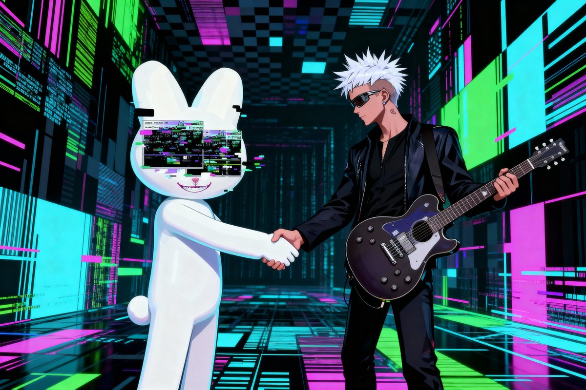 The Glitchy Bunnies awaken 🐰

The signals flicker… the screens hum… and suddenly the <a href="/404bunnies/">Glitchy Bunnies</a> step out of the static.

𝗪𝗵𝗮𝘁’𝘀 𝗚𝗹𝗶𝘁𝗰𝗵𝘆 𝗕𝘂𝗻𝗻𝗶𝗲𝘀? 
Glitchy Bunnies is an NFT art project inspired by early 2000s nostalgia, ICQ chats, old games, and the strange