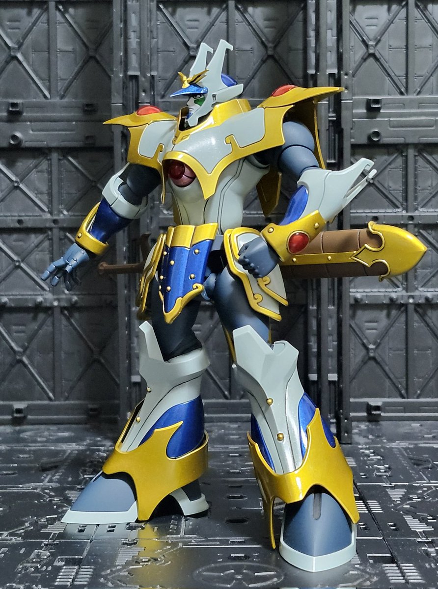 sakuretudan's tweet image. 「よし！いくぞぉ、スサノオッ！！」
MODEROIDより魔空戦神・スサノオロールアウトしました。
30年マジで待ったよ。
作れた事で感動しっぱなしですわ。
1枚目:フロントビュー
2枚目:リアビュー
3枚目:火炎放射ポーズ
4枚目:肩部サンダービーム発射ポーズ
#MODEROID
#ヤマトタケル