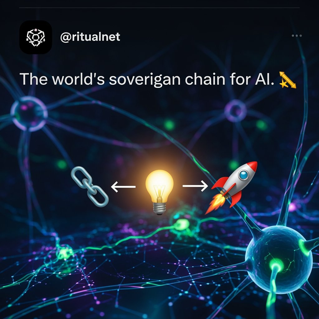 GhulamR52061735's tweet image. Building the future where Ai meets sovereignty  block at a time.
Ritualnet is not just a chain its the foundation for trustless intelligence. 
Welcome to the new era of decentralized compute. 🤖✨ #Ritualnet #AI #Web3 @ritualnet