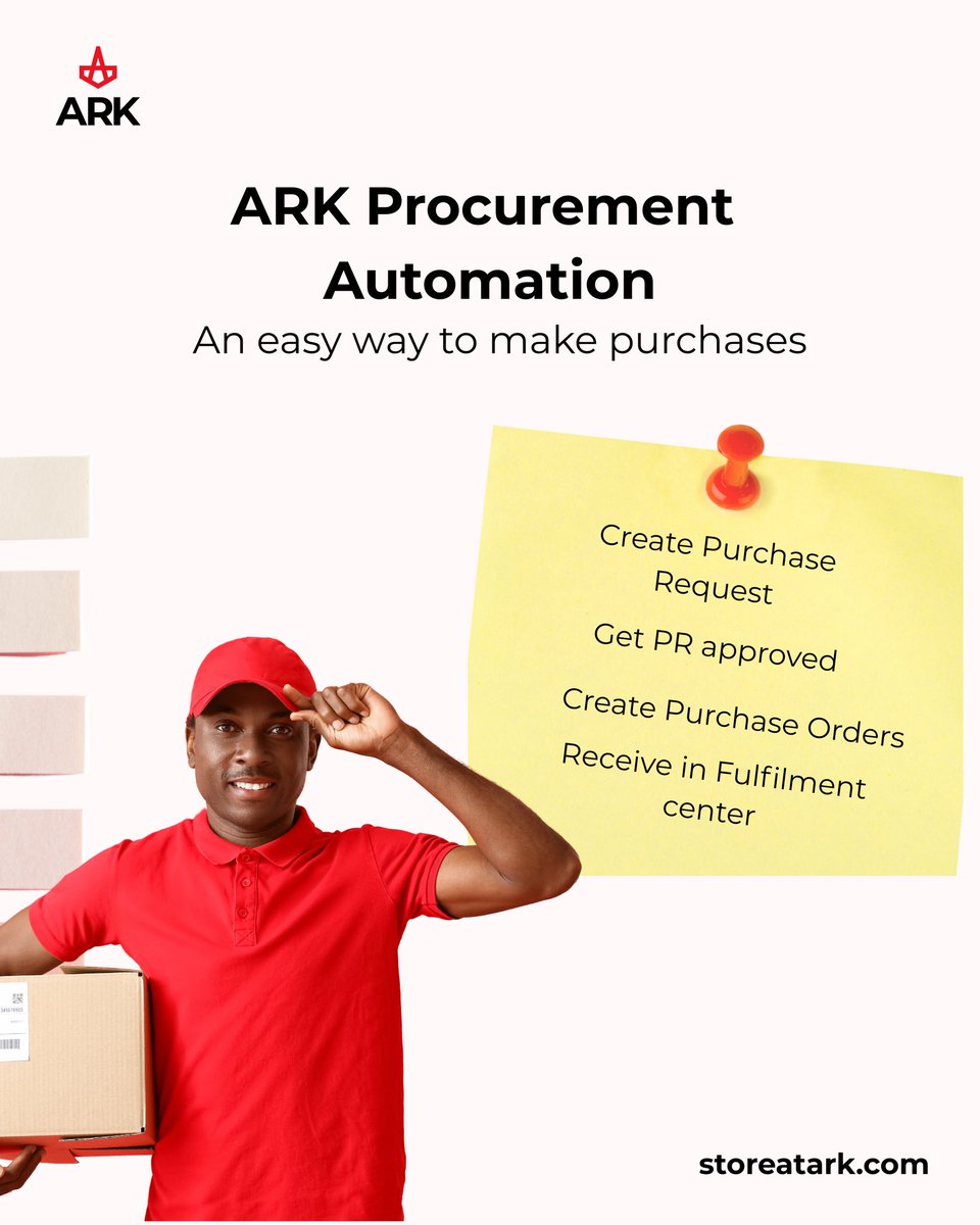 storeatark's tweet image. Manual procurement slows teams down.
Automation speeds them up.
Upgrade your workflow with ARK.

Sign up here: enterprise.storeatark.com/sign-in

#OperationsManagement #StockVisibility #SmartOperations