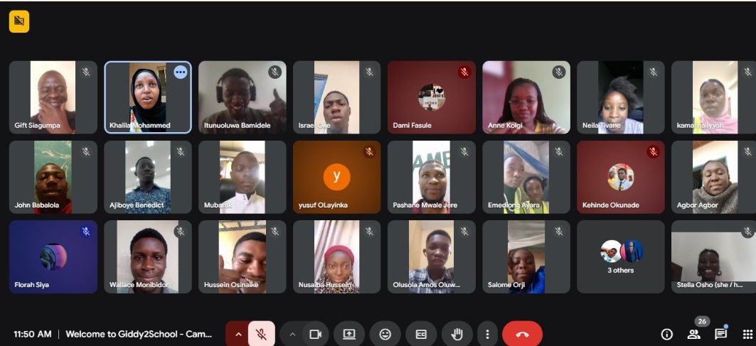 Giddy2School's tweet image. This Saturday, we welcomed our Giddy2School Campus Ambassadors from 8 African countries! 

They’re ready to lead youth-led education solutions, build vibrant campus changemaker communities, and amplify Giddy2School’s education-to-empowerment systems

#GCAP #GiddyOnCampus