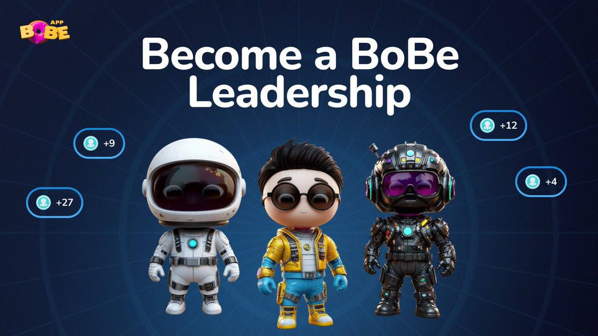 BECOME A BOBE LEADERSHIP PARTNER!

We’re excited to open applications for the BoBe Leadership Partner Program - a new initiative designed for KOLs, community builders, Telegram admins, and DeFi leaders who want to grow with BoBe and earn monthly USDT rewards based on real