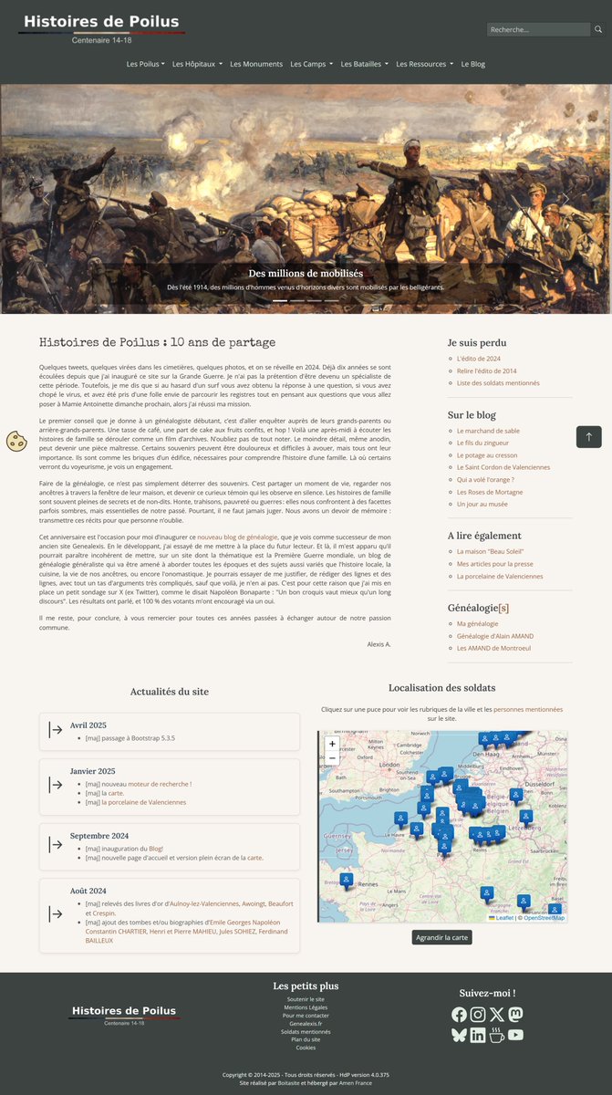 alexisamand's tweet image. #devweb
Je continue la refonte de mon site. Peut-être qu&apos;il va perdre une partie de son identité graphique, mais j&apos;ai espoir que ça puisse lui donner un aspect un peu pro.