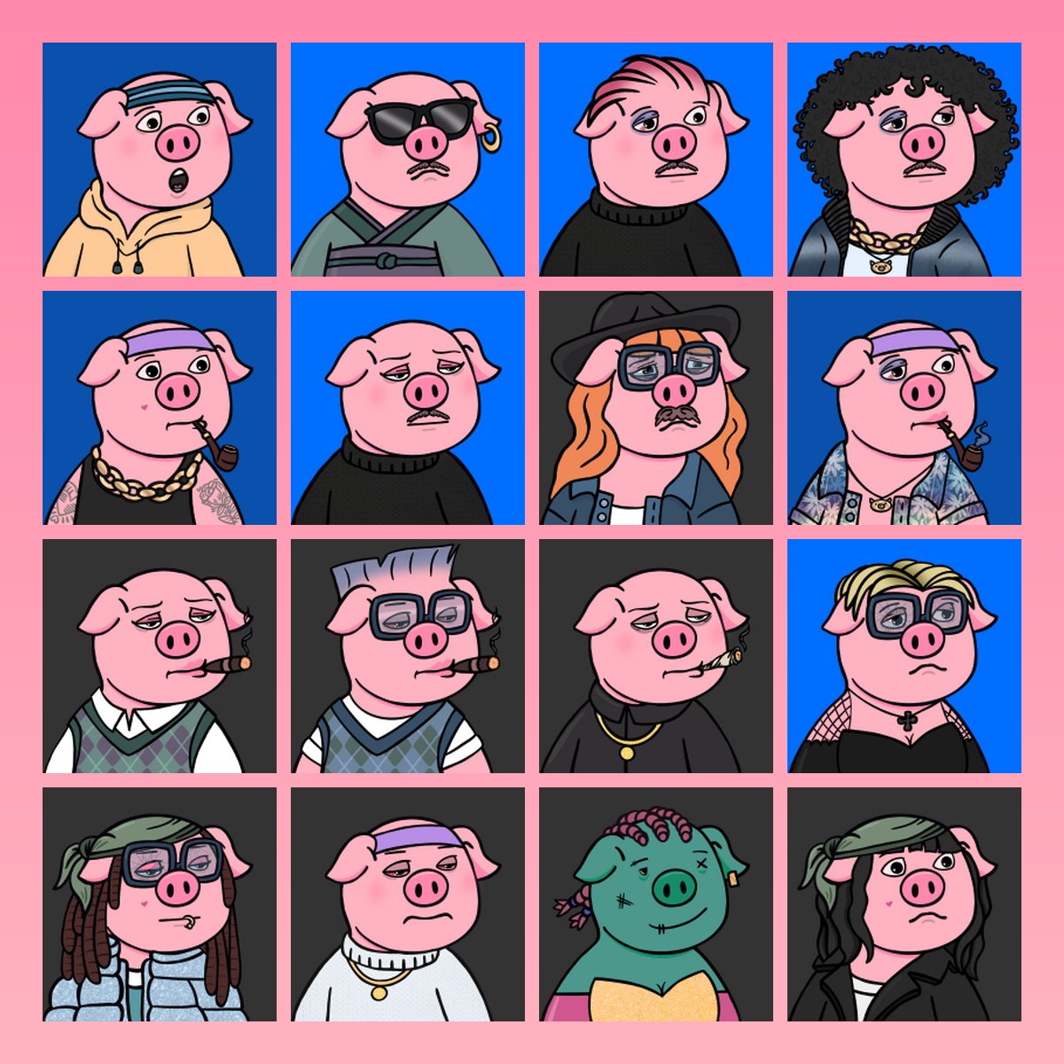 PigProtocol's tweet image. Would you create your own Pig NFT traits if possible?