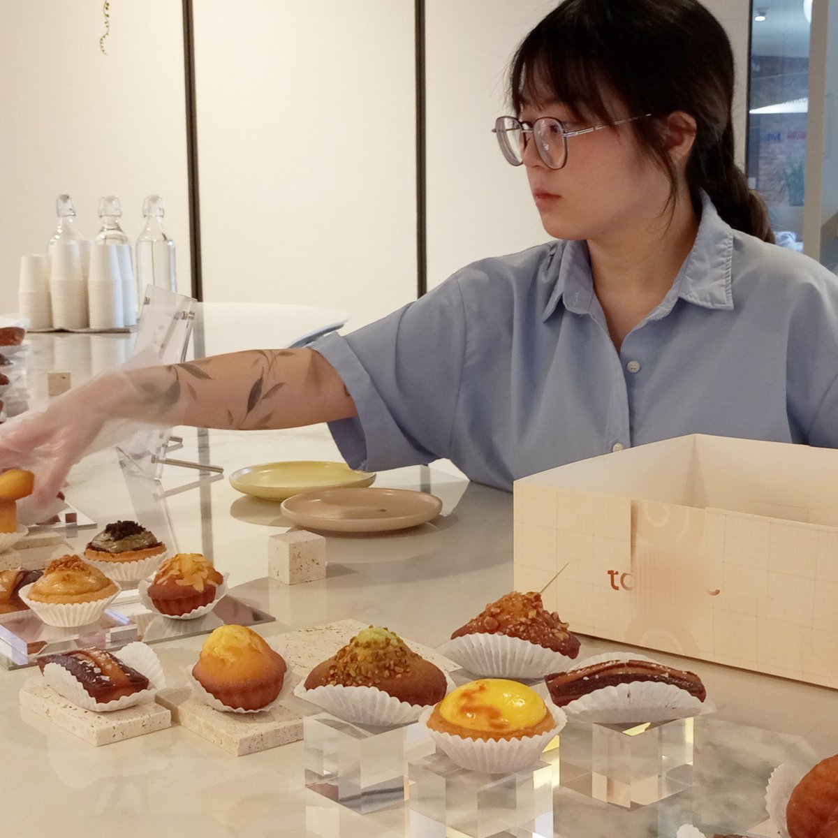 woadriene's tweet image. luscious light snack for delightful afternoon tea @SuezCapital