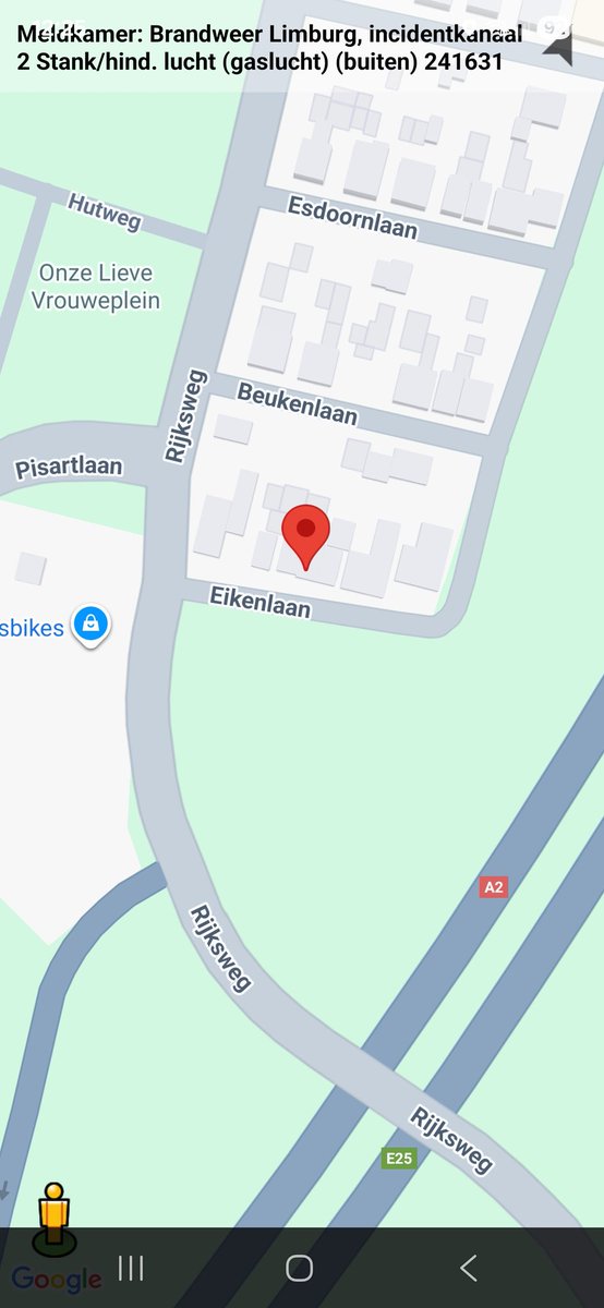 Gaslucht waargenomen in Eijsden