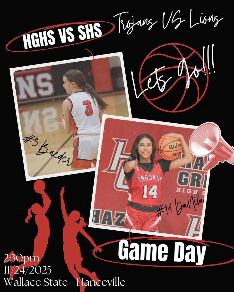 🚨It's GAMEDAY!!!🚨

The Varsity Lady Trojans travel to face off against the Sardis Lady Lions in the Tom Drake Coliseum today!
📍 <a href="/wallacestate/">Wallace State</a>
🕝 2:30 p.m.
🎟 $10 - Cash Only

#RevengeTour