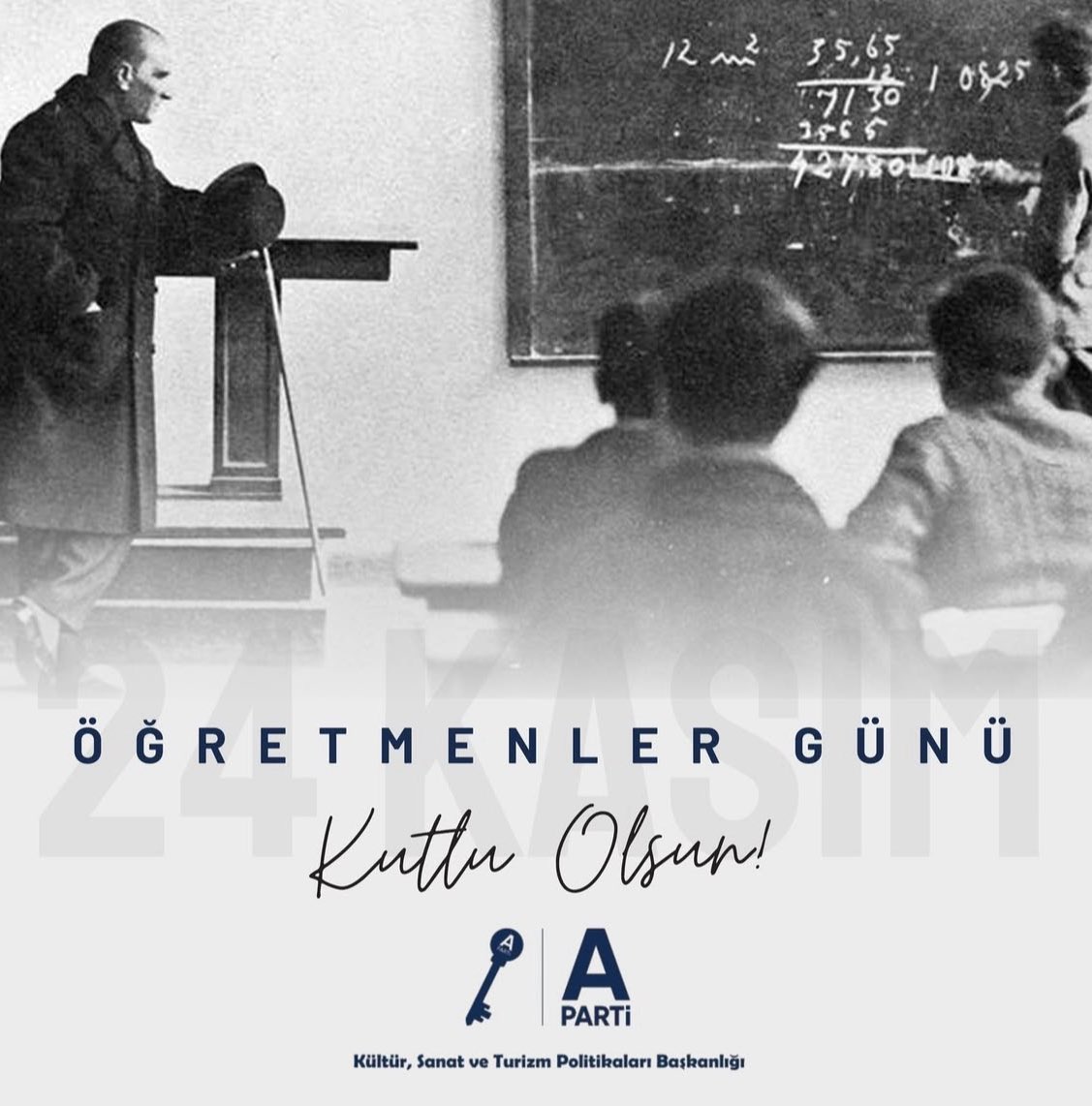 Atatürk’ün yolunda fikri hür, vicdanı hür, irfanı hür nesiller yetiştiren tüm öğretmenlerimizin Öğretmenler Günü kutlu olsun.