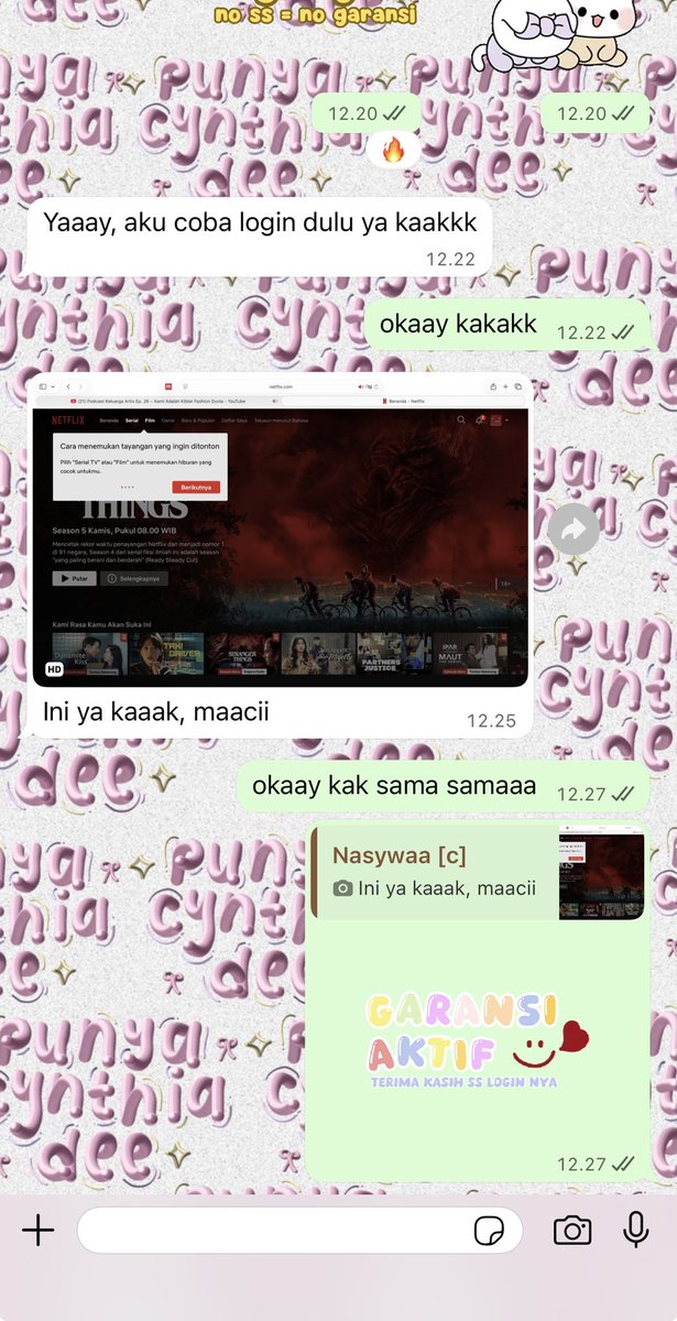 cyblessedm's tweet image. capc shar 1 hari
netf 7 hari 1p1u
prime shar 1 hari
disny shar 7 hari