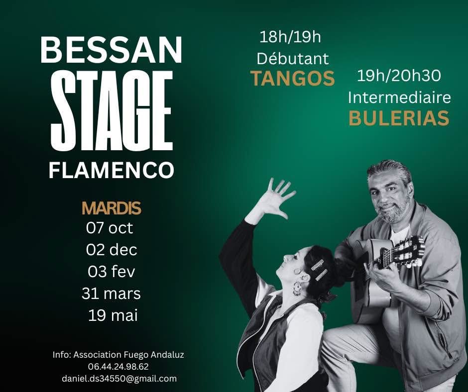 villedebessan's tweet photo. 💃🕺Stage de Flamenco organisé le mardi 2 décembre par l'association Fuego Andaluz.

Informations/inscriptions : 06.44.24.98.62. https://t.co/FPDNqAn6iw