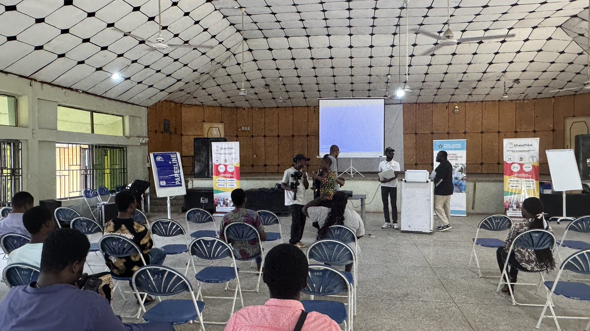 .<a href="/Ghanathink/">GhanaThink</a> in partnership with <a href="/STARGhana/">STAR-Ghana Foundation</a> has commenced a two days Training and mentoring session for the youth of New Juaben South Municipality. This event is dated for 24-25 November 2025. 

#JobCamp #STARGhana #KofKro #GhanaThink #Komseko