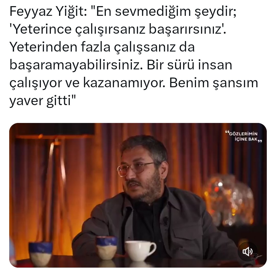 Adam, sağolsun, bir laf etti. Hepimizin bildiği gerçeği sosyal medya şebekelerine rağmen, bam bam diye yüzümüze vurdu.