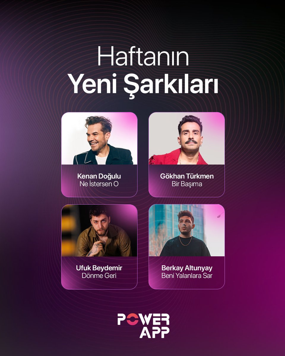 PowerAppWorld's tweet image. Her hafta en güncel şarkılar PowerApp’te🎵

#HerAnHerYerdeHepMüzik #PowerApp