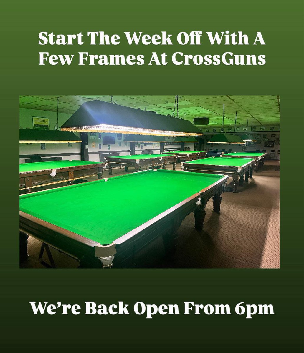 CrossGuns Snooker Club 🍀 tweet media