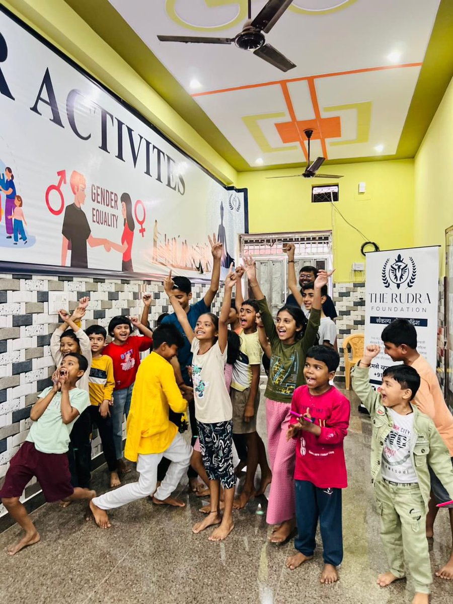 TheRudraFdn's tweet image. Shaping young minds with joy, learning, and care — the rudra foundation.&quot;

#therudrafoundation #childdevelopment #learningwithfun #childrenempowerment #ngoindia #youthfuture #CommunitySupport
