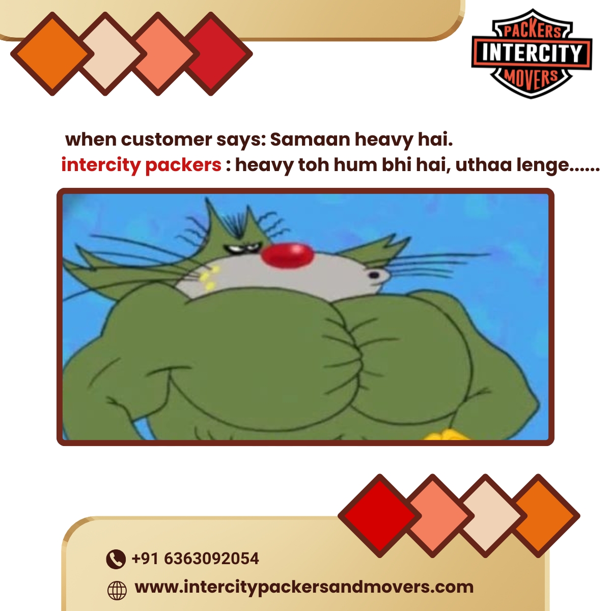 Intercity_123's tweet image. 💪📦 Chahe samaan heavy ho ya zyada — Intercity Packers sab handle karega!
🚚 Fast shifting • Safe packing • Professional team — bas call karo aur hogaya move!

📞 6363092054
🌐 intercitypackersandmovers.com

#IntercityPackersAndMovers #HeavyLiftingExperts 📦