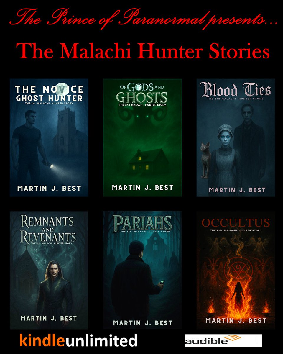Available in paperback, each stand-alone Malachi Hunter Story is a unique journey into the paranormal.  
Together, they form a complete, complex, and mysterious series.
Start reading today!
amazon.com/dp/B0F7FSXKZD
#horror #DarkFantasy #paranormal #Supernatural #ChristmasGiftIdeas