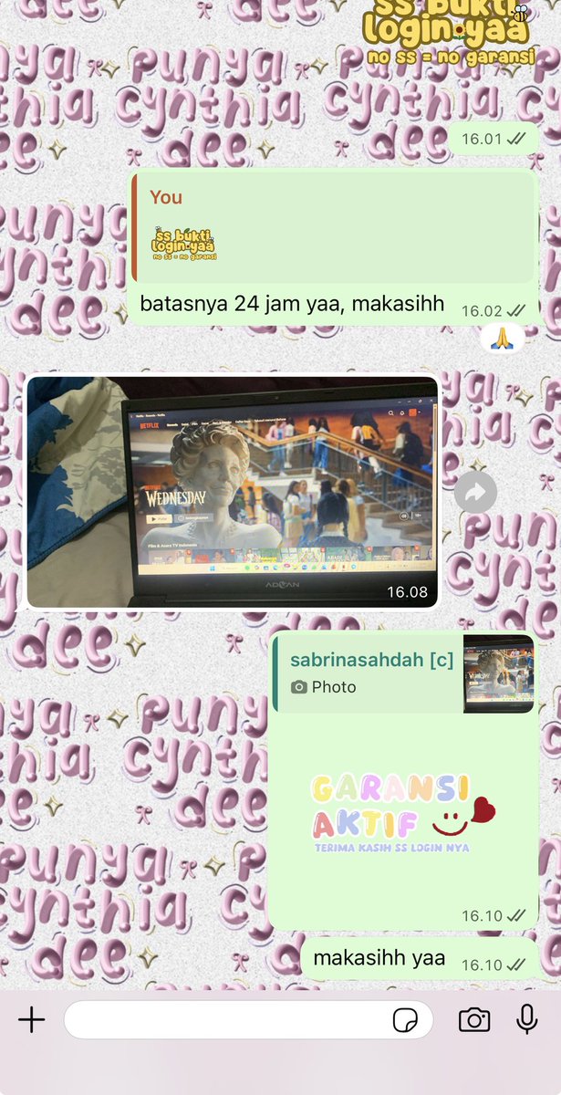 cyblessedm's tweet image. netf 1 bulan 1p2u
netf 7 hari 1p1u
netf 1 bulan semiprivate
netf 1 bulan 1p2u