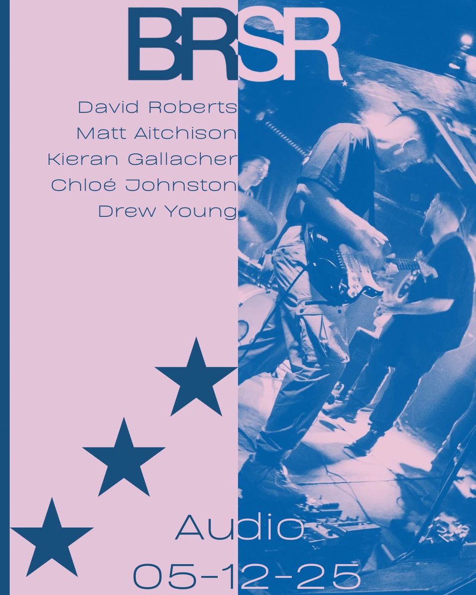 _BRSR's tweet image. | GLASGOW |

Our final show on home soil for a long time approaches ever closer. We hit up Audio with our pals Gary’s Rainbow Shop and @HumanRenegade for an absolute heater on 5th December.

Tickets available here: linktr.ee/brsrband

B͏R͏S͏R͏☆