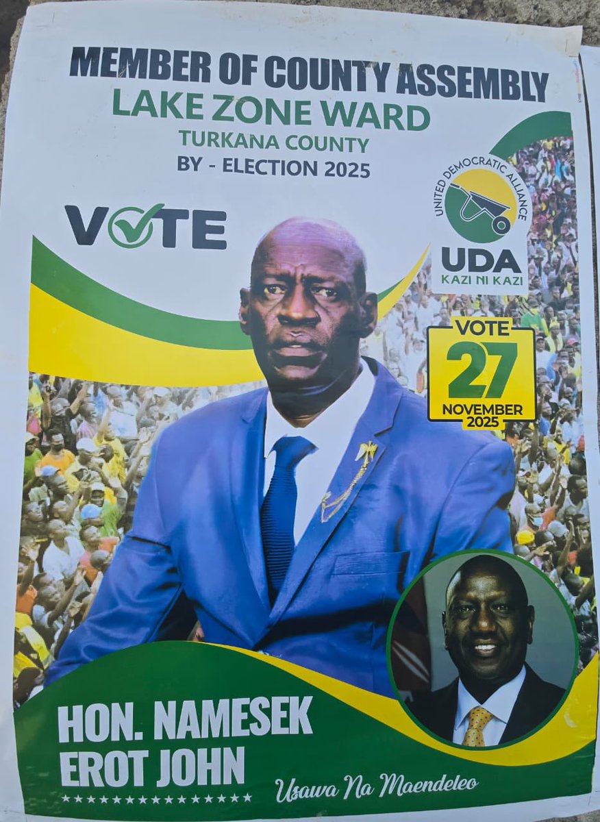 John Namesek brings clarity and vision that Lakezone Ward needs in effective representation, legislation and oversight. 

Together with <a href="/UDAKenya/">United Democratic Alliance, UDA.</a> SG <a href="/HassanOmarH/">Senator Hassan Omar Hassan</a> at Kataboi as we wrap up campaigns for our Lakezone Ward candidate.