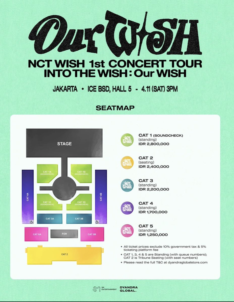 loafssooya's tweet image. OPEN JASWAR TICKET NCT WISH &apos;Into The WISH : Our WISH&apos; Concert in JAKARTA

NCTzen WISH Membership Presale ✅
Dyandra Global Presale ✅
General Sale ✅

💵 Fee 160.000 / tix (after secured)

- Use your own data 
- Self payment / full payment

t. Jastip jaswar jasa war nct wish