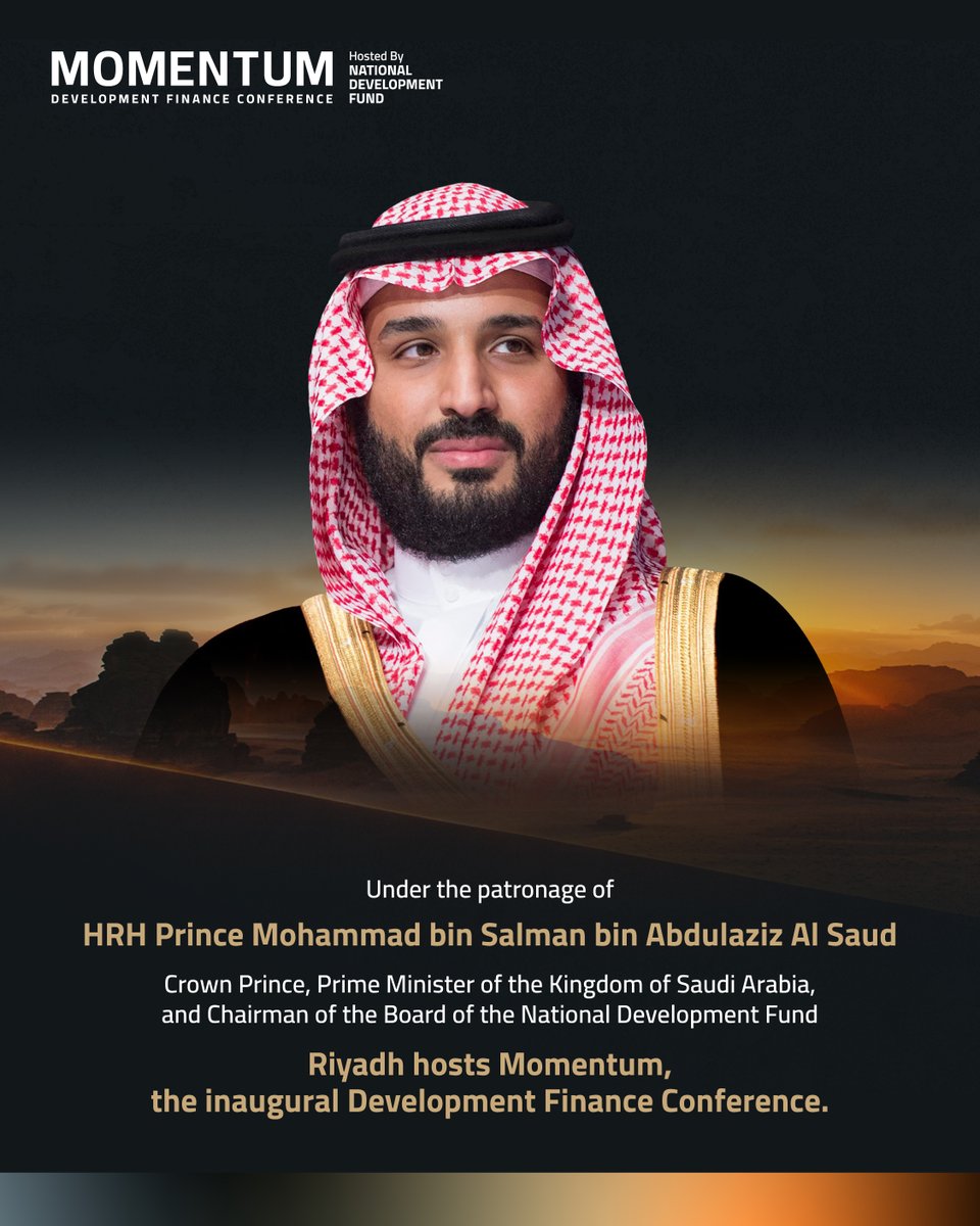 Under the patronage of HRH Crown Prince Mohammed bin Salman, Riyadh will host the inaugural Momentum2025, a global platform convening development leaders to advance delivery and drive worldwide impact.