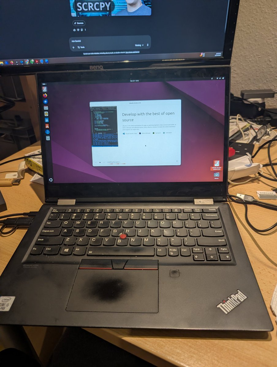 Oh shit I forgot to check if I had disabled the Windows disk encryption I hope I don't brick my laptop's W11 install