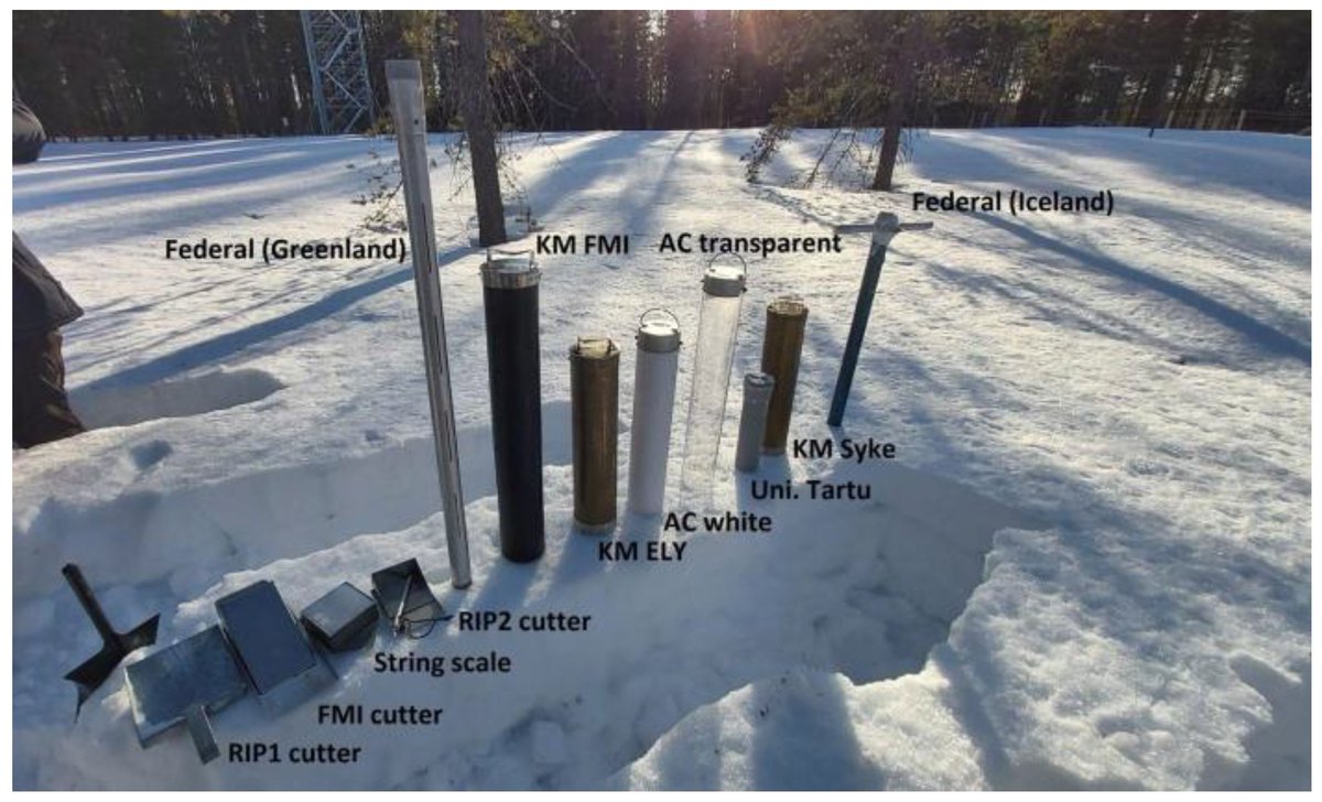 Geosciences_OA's tweet image. ✨ #PaperPromotion

🏔  Accuracy of Manual Snow Sampling, Depending on the Sampler’s Cross-Section—A Comparative Study

✍️ by Marko Kaasik, et al.

➡️ brnw.ch/21wXLP2 

#SnowCover #SnowSampling #SnowWaterEquivalent