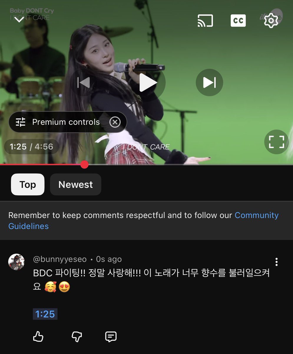 1uv_tokki's tweet image. #itsLive_event_BabyDONTCry_2  BDC 파이팅!! 정말 사랑해!!! 이 노래가 너무 향수를 불러일으켜요 🥰😍