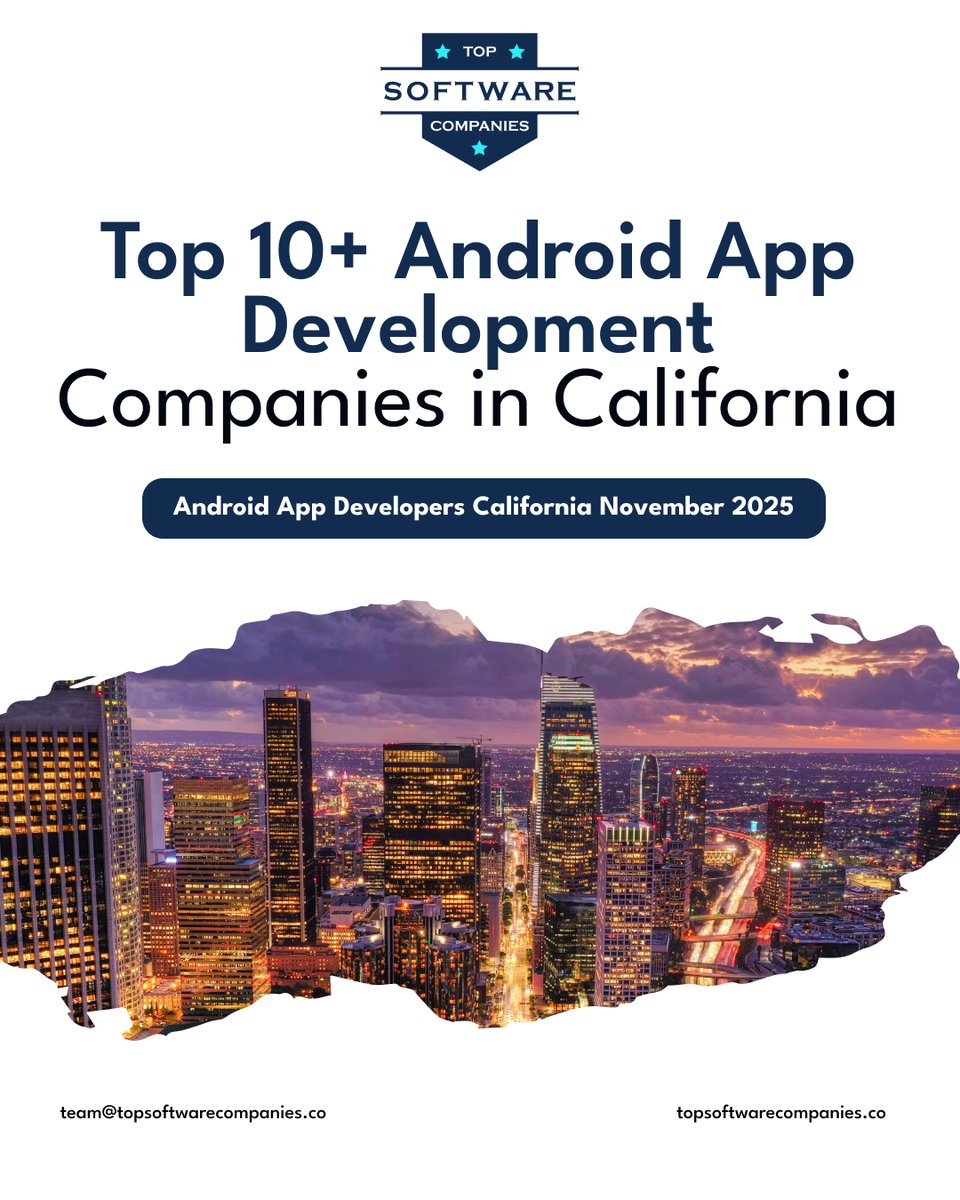 topsoftwarefirm's tweet image. California is home to some of the most innovative dev teams delivering world-class mobile solutions. From startups to enterprises, these companies are shaping the future of Android development!

#AndroidDevelopment #CaliforniaTech #AppDevelopment #MobileApps #TechInnovation