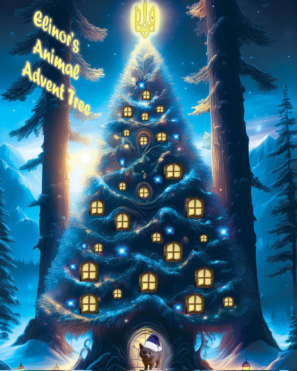 RhiannonSionne's tweet image. Hi Misha!
Elinor is very excited about the Animal Advent Tree. One week until thosr windows start opening for Ukraine. 💛💙
See you there! 😺
#PetsHelpingPets