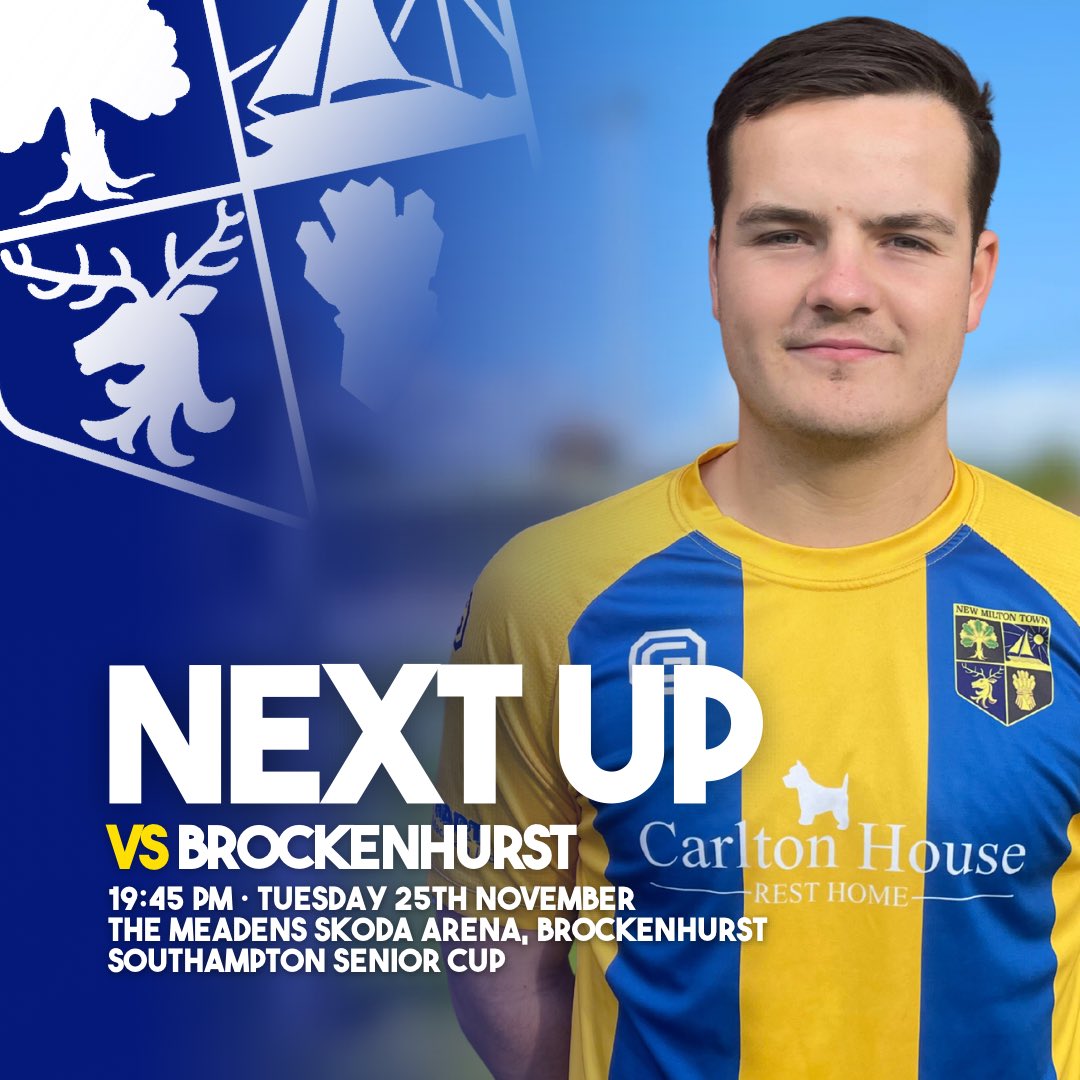 We make the trip to The Meadens Skoda Arena on Tuesday night as we face <a href="/Brock_FC/">Brockenhurst FC</a> for a place in the next round.

⏰ 19:45 KO
📍 The Meadens Skoda Arena, Brockenhurst
🎟️ Entry: £5 Adults | £4 Concessions | £1 U16s

All focus on progressing in the cup.