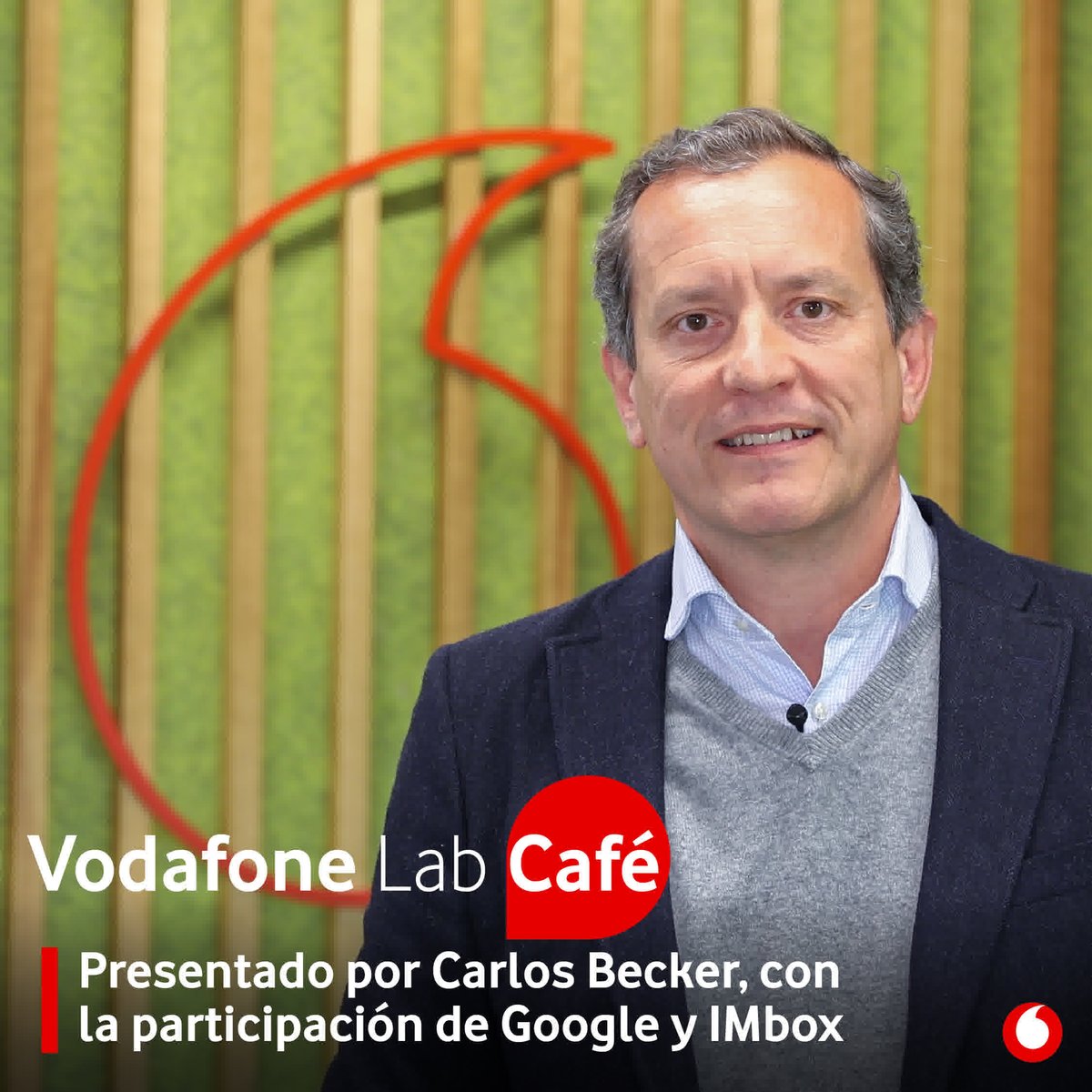 Rober94GF's tweet image. Este jueves 27 Carlos Becker presenta una nueva edición de Vodafone Lab Café en la que, junto a invitados de lujo, hablarán de cómo la inteligencia artificial está transformando los negocios y las administraciones públicas. 

Apúntate 👉 acortar.link/4kPcil